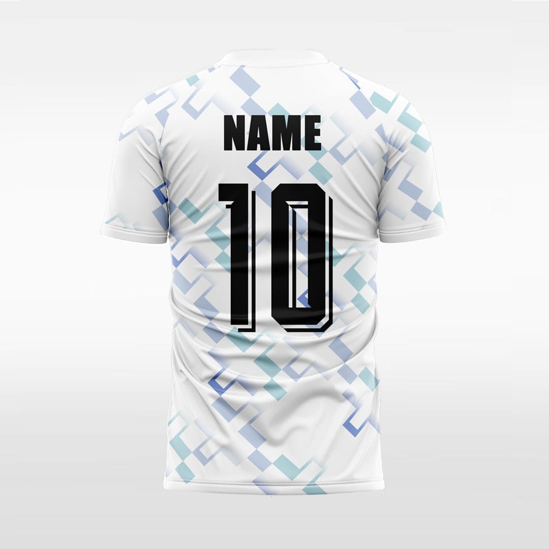 XTeamwear Cross Square Pattern - Custom Design Soccer Jersey for Men Sublimation