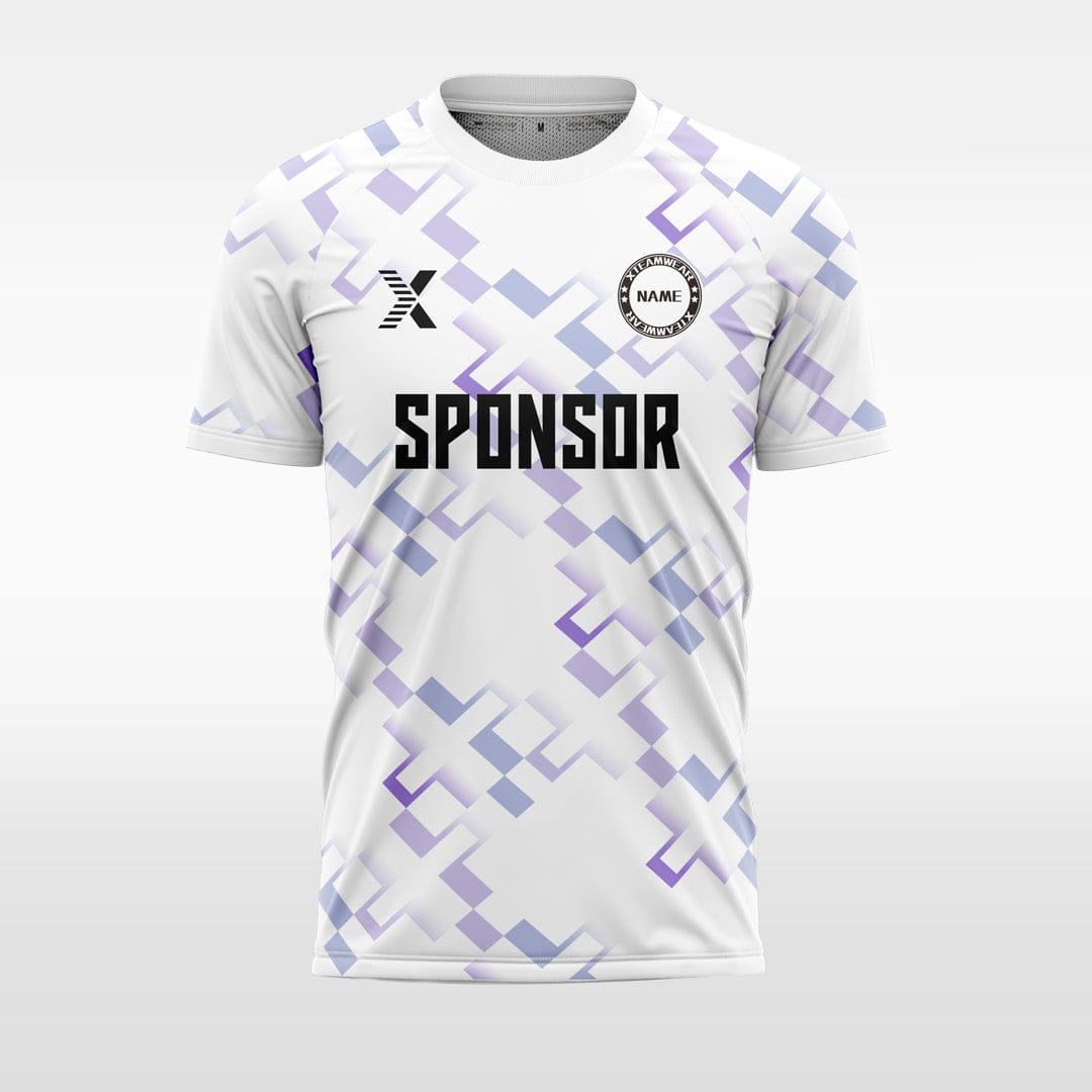 XTeamwear Cross Square Pattern - Custom Design Soccer Jersey for Men Sublimation