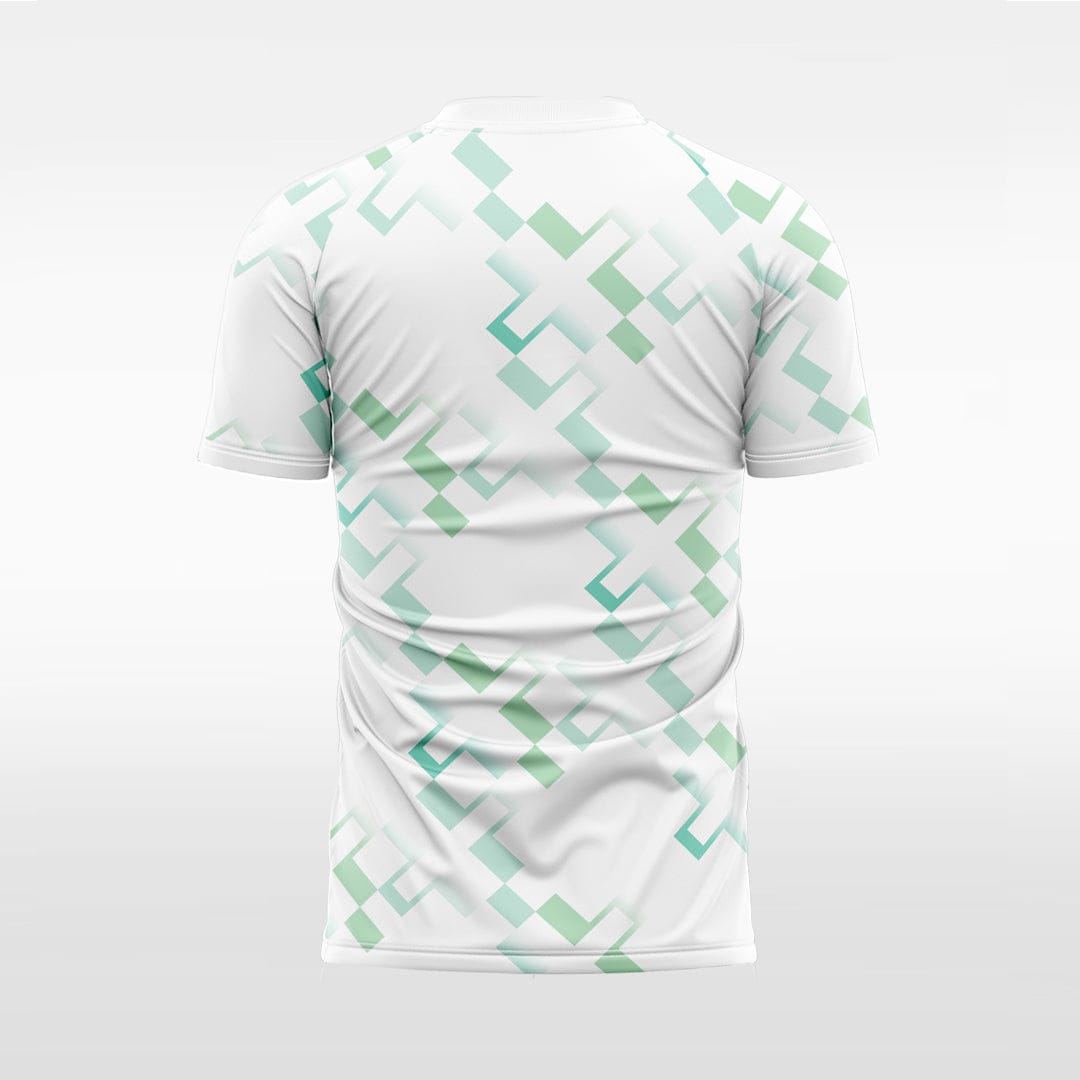 XTeamwear Cross Square Pattern - Custom Design Soccer Jersey for Men Sublimation