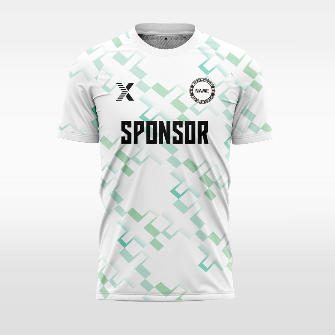 XTeamwear Cross Square Pattern - Custom Design Soccer Jersey for Men Sublimation