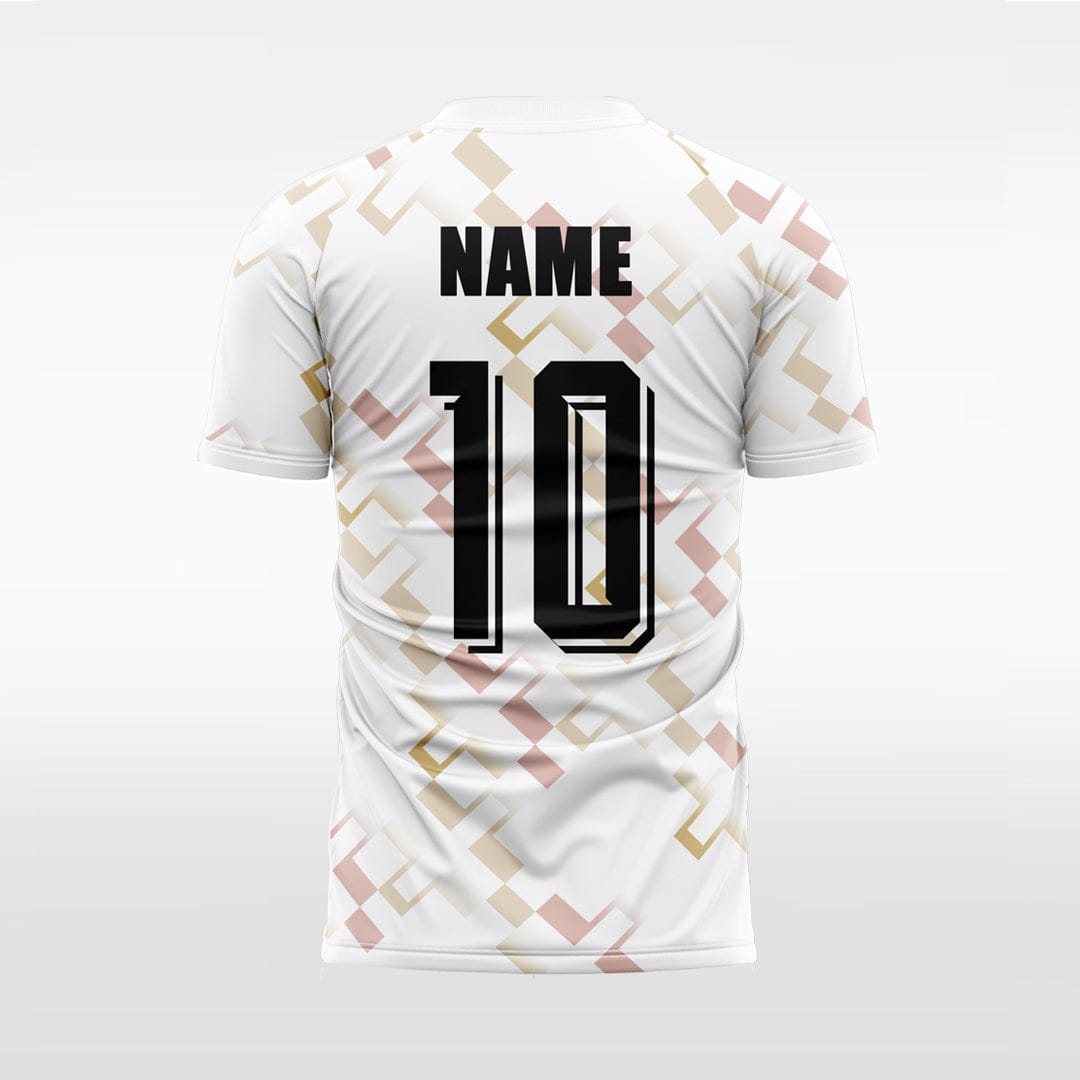 XTeamwear Cross Square Pattern - Custom Design Soccer Jersey for Men Sublimation