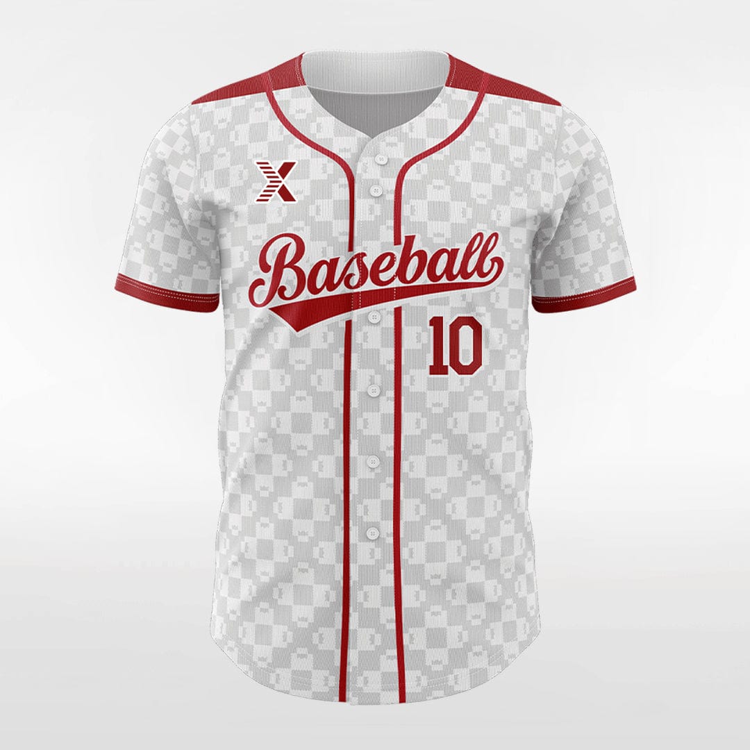 XTeamwear Crown - Customized Men's Sublimated Button Down Baseball Jersey