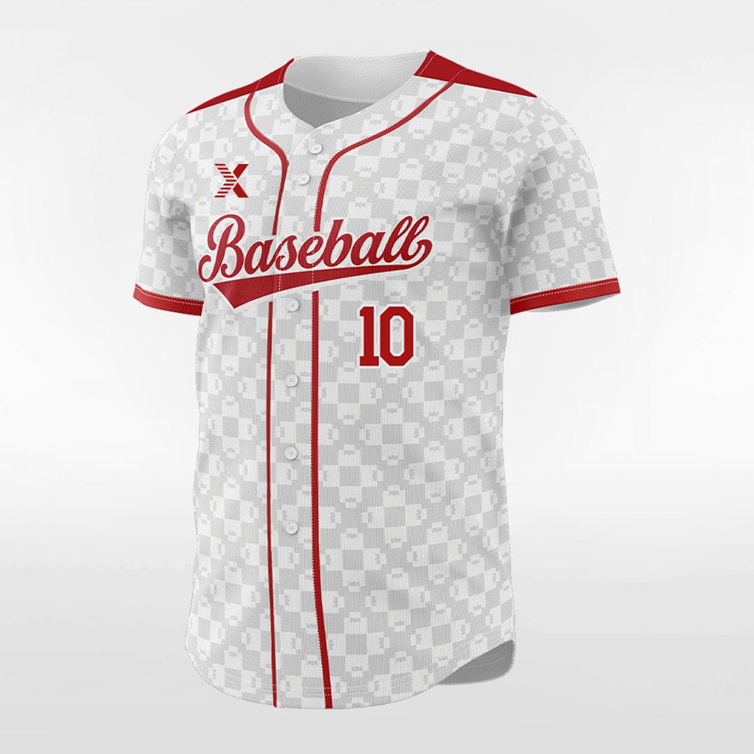 XTeamwear Crown - Customized Men's Sublimated Button Down Baseball Jersey