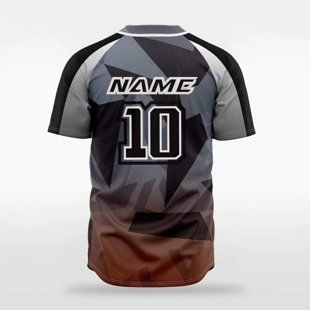 XTeamwear Das Engine - Customized Men's Sublimated Button Down Baseball Jersey