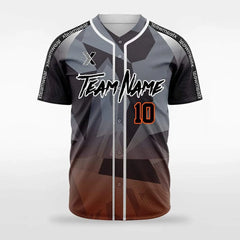XTeamwear Das Engine - Customized Men's Sublimated Button Down Baseball Jersey