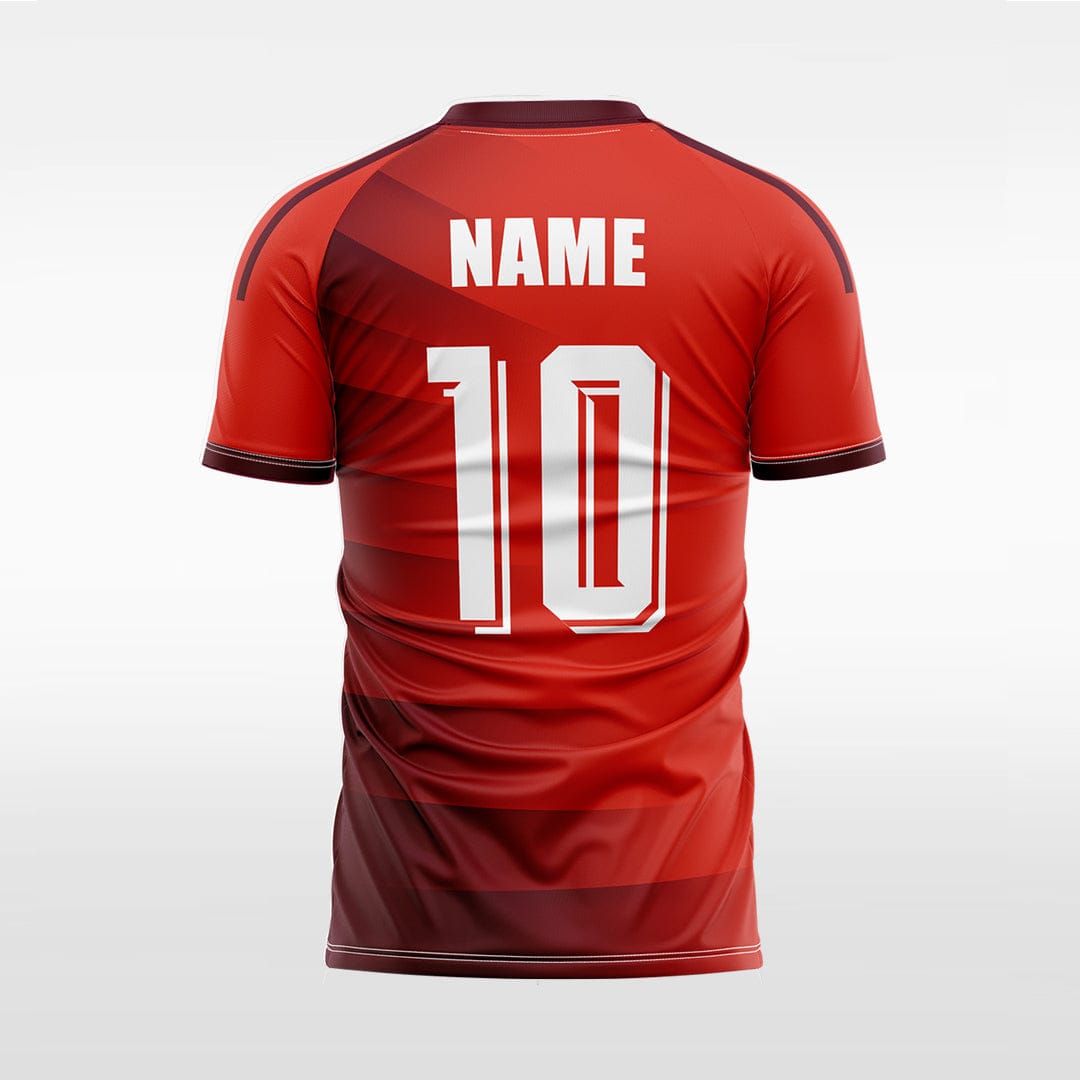 XTeamwear diagonal gradient pattern - Custom Design Soccer Jersey for Men Sublimation