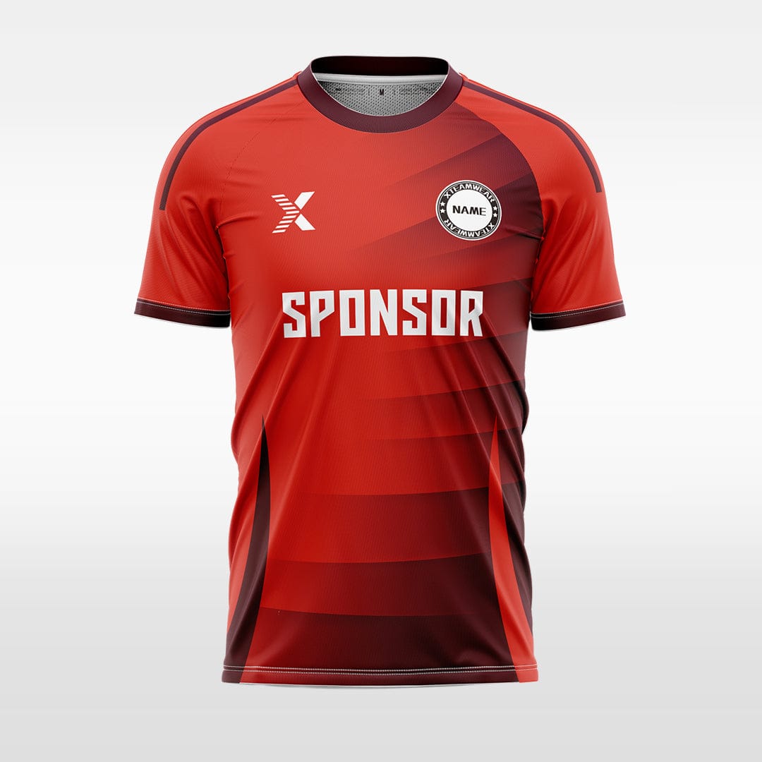 XTeamwear diagonal gradient pattern - Custom Design Soccer Jersey for Men Sublimation