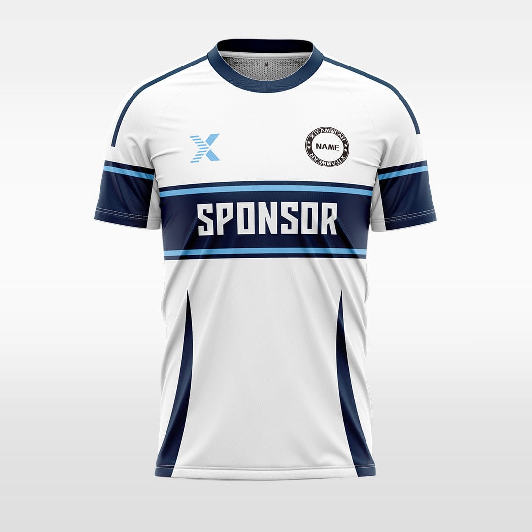 XTeamwear Double horizontal stripes - Custom Design Soccer Jersey for Men Sublimation