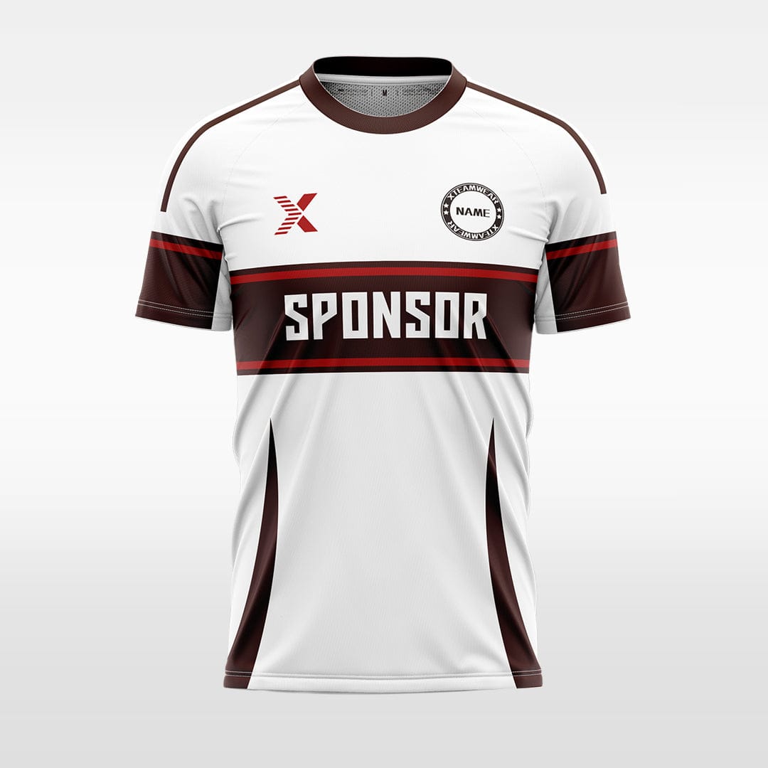 XTeamwear Double horizontal stripes - Custom Design Soccer Jersey for Men Sublimation