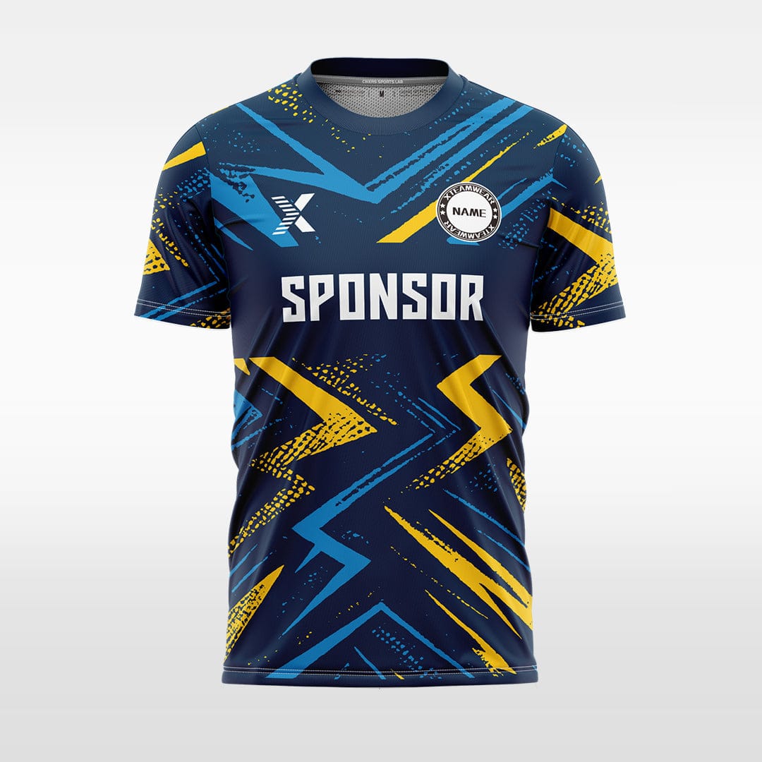 XTeamwear Dynamic electric texture - Custom Design Soccer Jersey for Men Sublimation