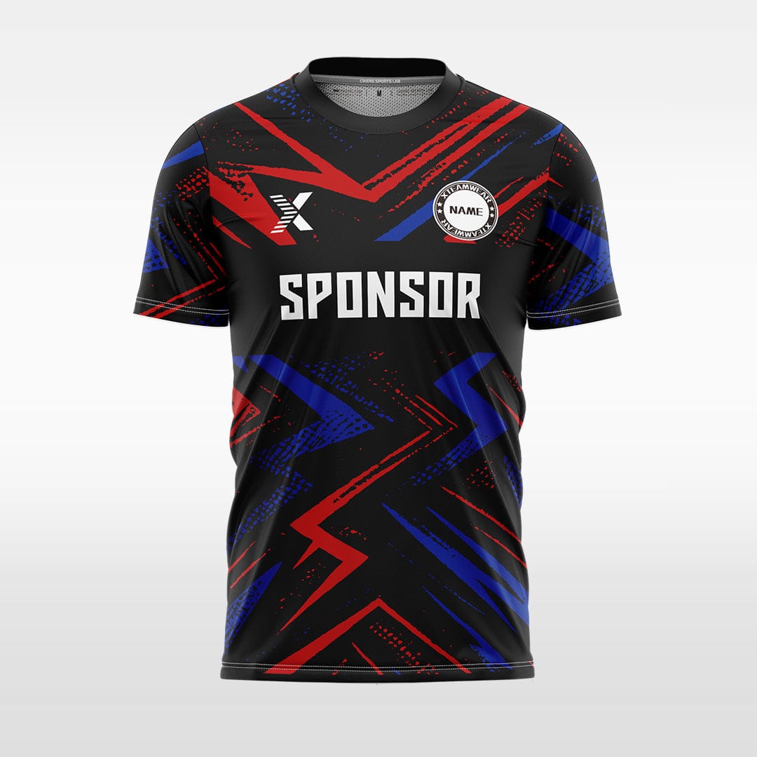 XTeamwear Dynamic electric texture - Custom Design Soccer Jersey for Men Sublimation