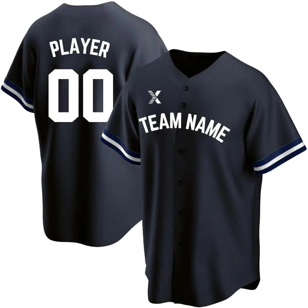 XTeamwear Elite - Customized Men's Sublimated Button Down Baseball Jersey