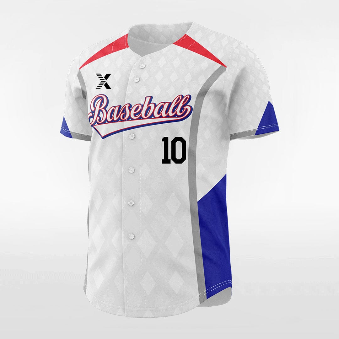XTeamwear Evangelion-01 - Customized Men's Sublimated Button Down Baseball Jersey