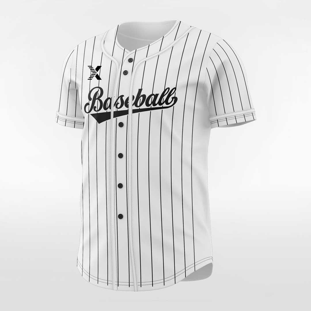 XTeamwear Fence - Customized Men's Sublimated Button Down Baseball Jersey