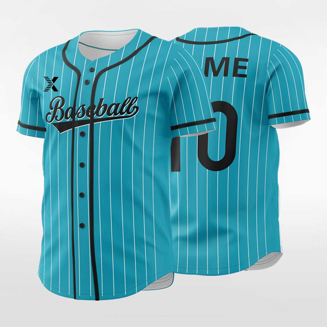 XTeamwear Fence - Customized Men's Sublimated Button Down Baseball Jersey