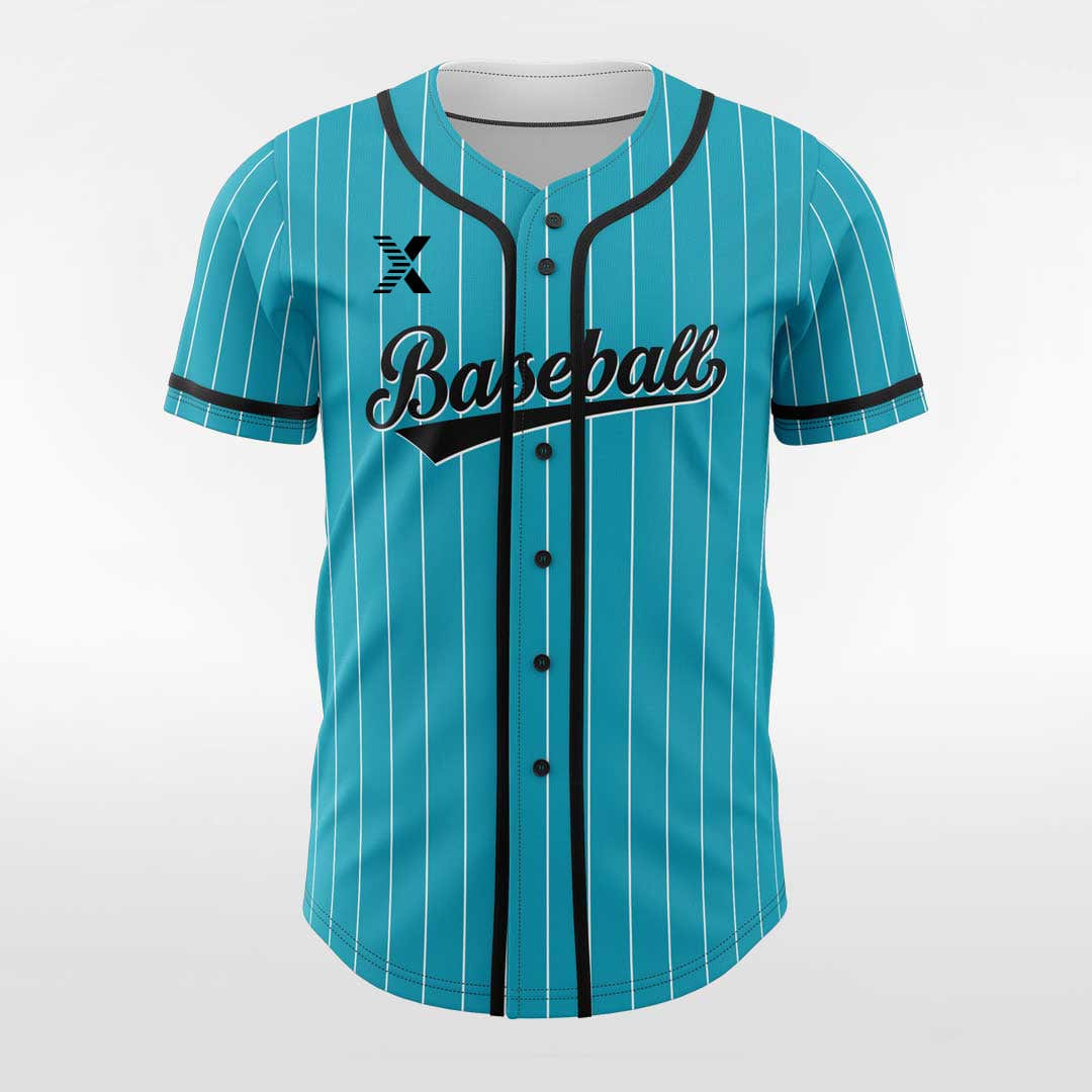 XTeamwear Fence - Customized Men's Sublimated Button Down Baseball Jersey