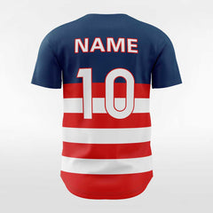 XTeamwear Flag - Customized Men's Sublimated Button Down Baseball Jersey