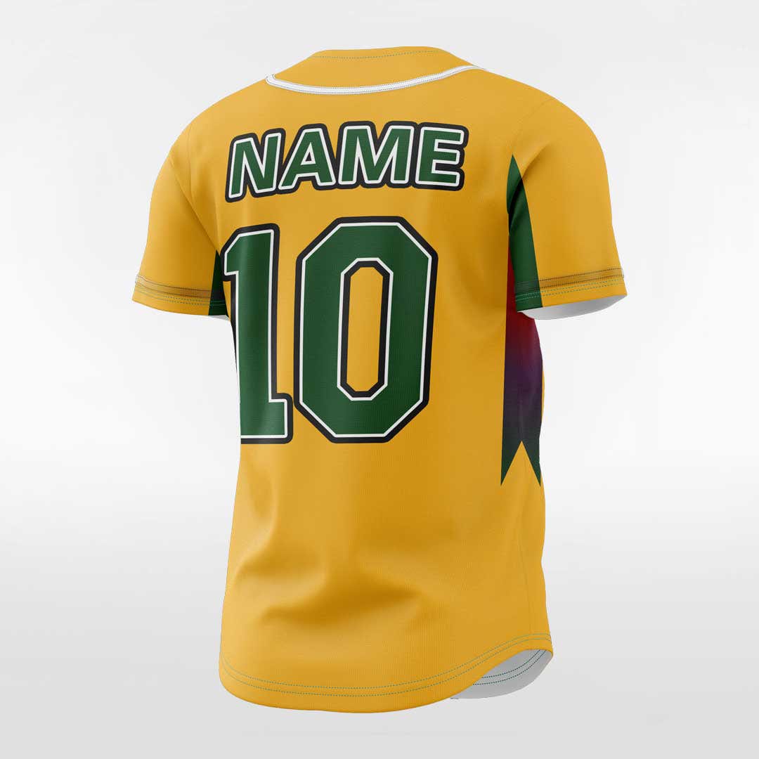 XTeamwear Fruit Candy - Customized Men's Sublimated Button Down Baseball Jersey