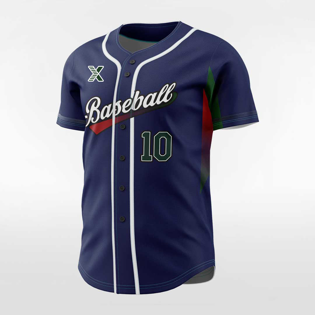 XTeamwear Fruit Candy - Customized Men's Sublimated Button Down Baseball Jersey