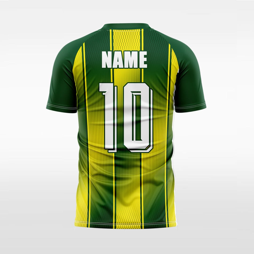 XTeamwear Gradient three vertical lines - Custom Design Soccer Jersey for Men Sublimation