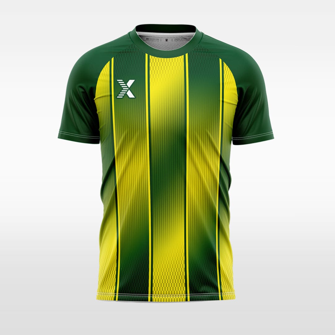 XTeamwear Gradient three vertical lines - Custom Design Soccer Jersey for Men Sublimation