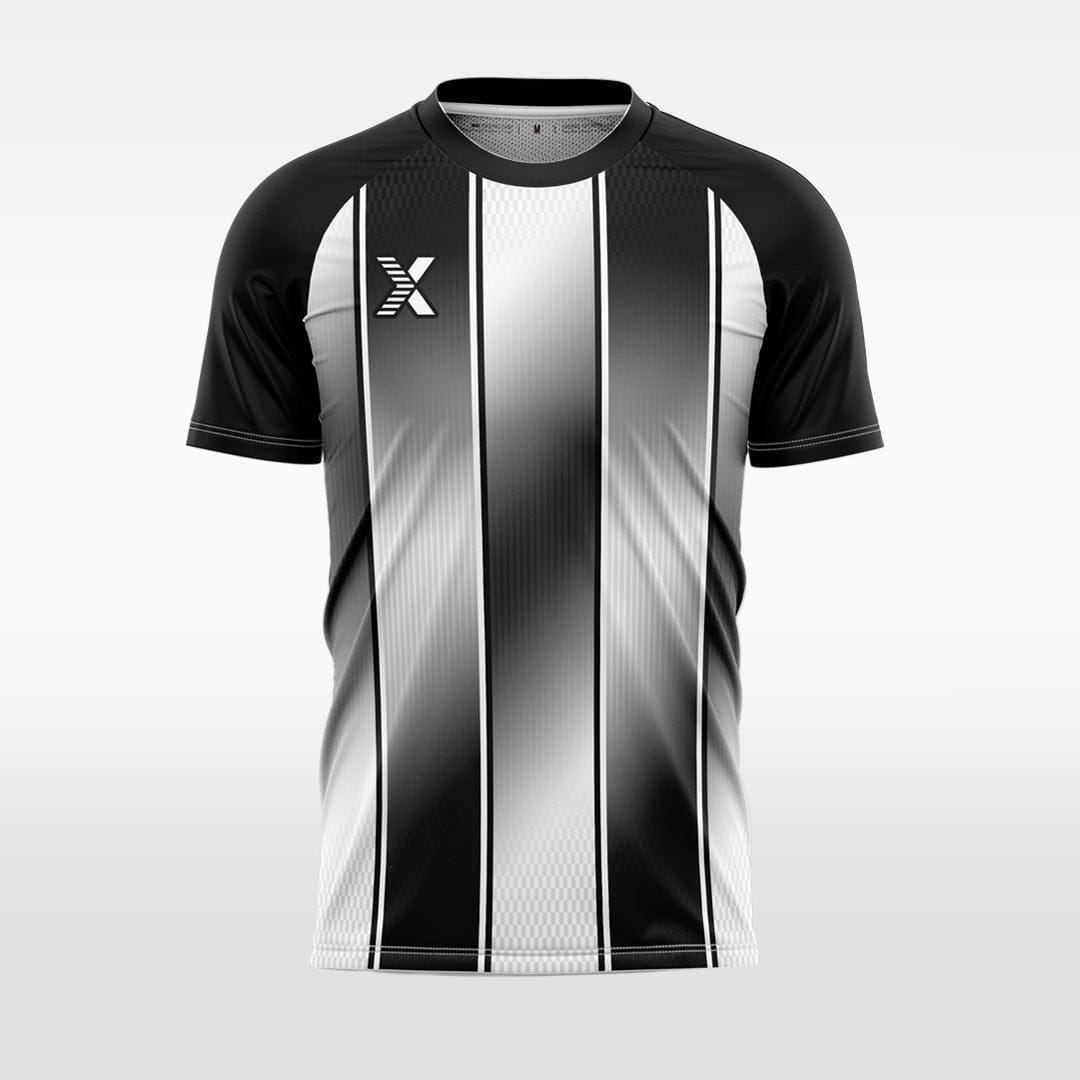 XTeamwear Gradient three vertical lines - Custom Design Soccer Jersey for Men Sublimation