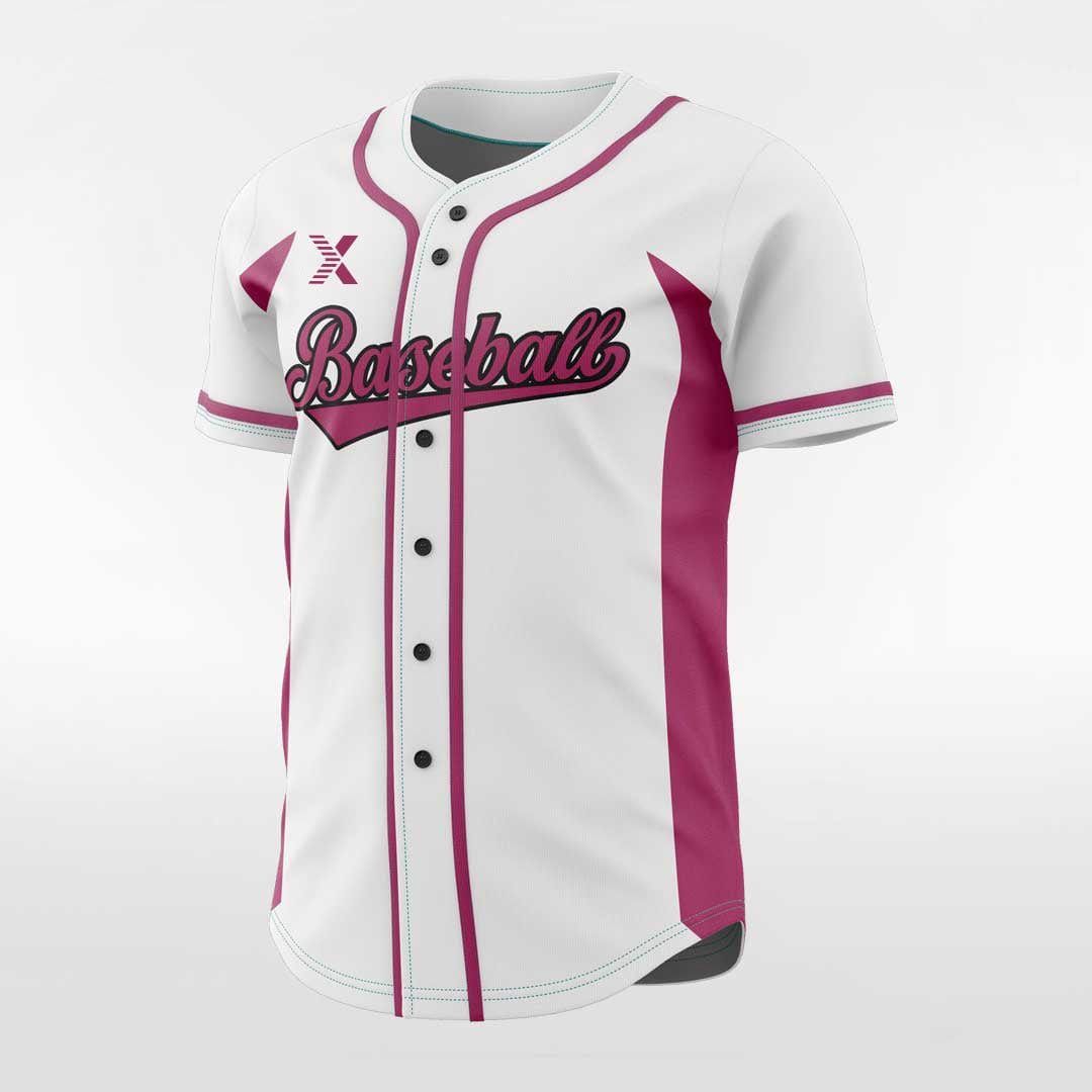 XTeamwear Grape - Customized Men's Sublimated Button Down Baseball Jersey