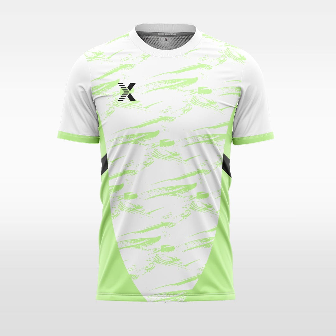 XTeamwear green / S cursive style - Custom Design Soccer Jersey for Men Sublimation