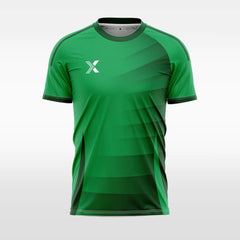 XTeamwear green / S diagonal gradient pattern - Custom Design Soccer Jersey for Men Sublimation