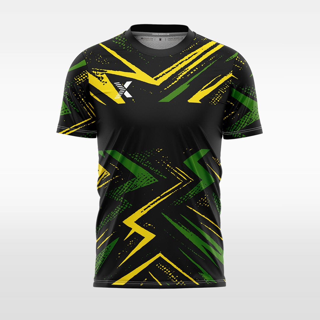 XTeamwear green / S Dynamic electric texture - Custom Design Soccer Jersey for Men Sublimation