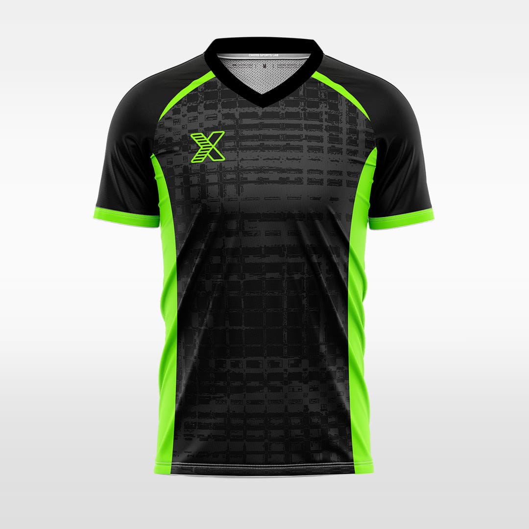 XTeamwear green / S Grid Quick - Custom Design Soccer Jersey for Men Sublimation