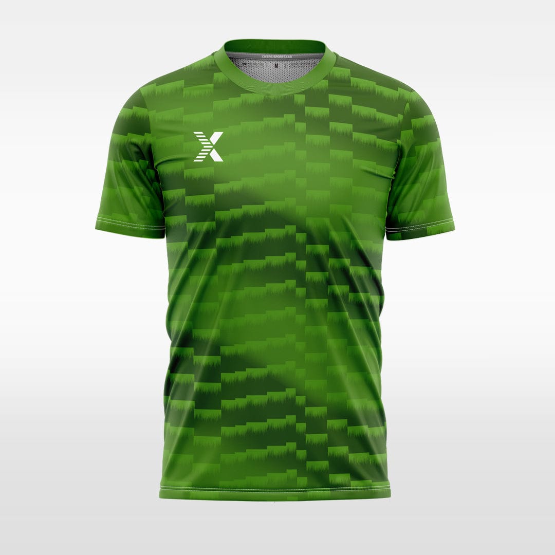 XTeamwear green / S Mosaic - Custom Design Soccer Jersey for Men Sublimation