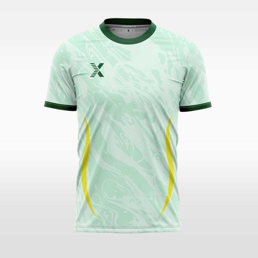 XTeamwear green / S Ripples - Custom Design Soccer Jersey for Men Sublimation