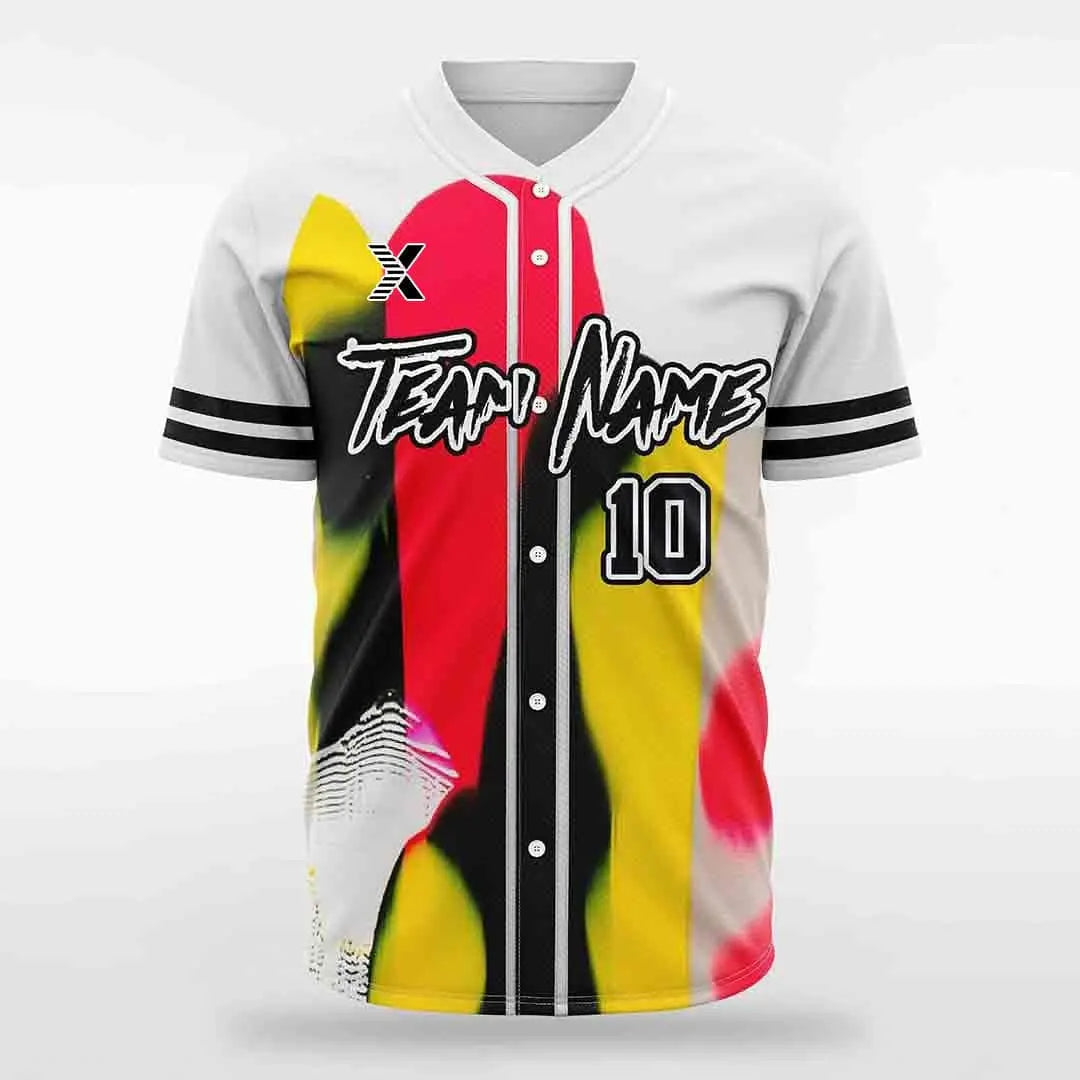 XTeamwear Impression - Customized Men's Sublimated Button Down Baseball Jersey