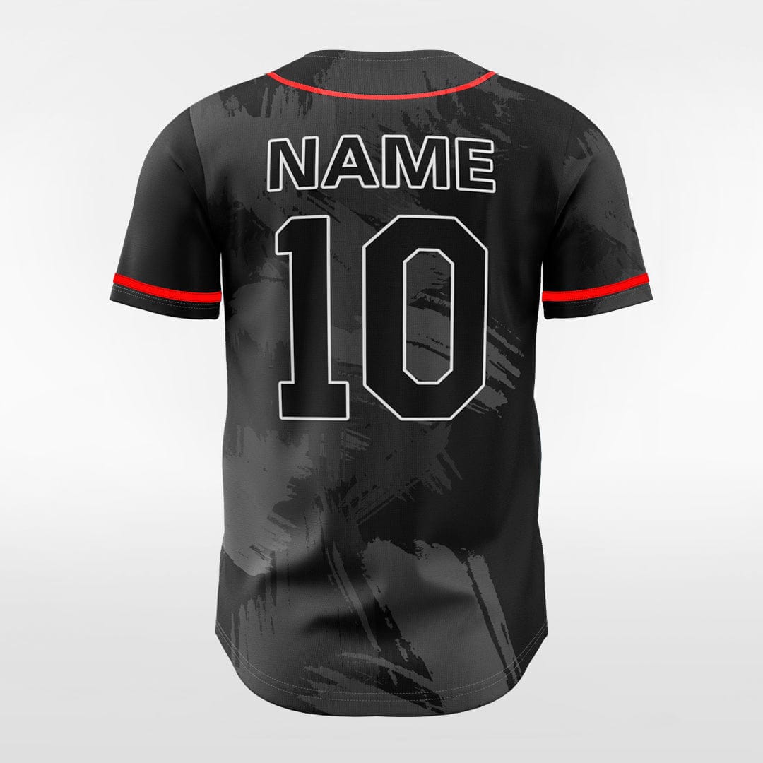 XTeamwear Ink 2 - Customized Men's Sublimated Button Down Baseball Jersey