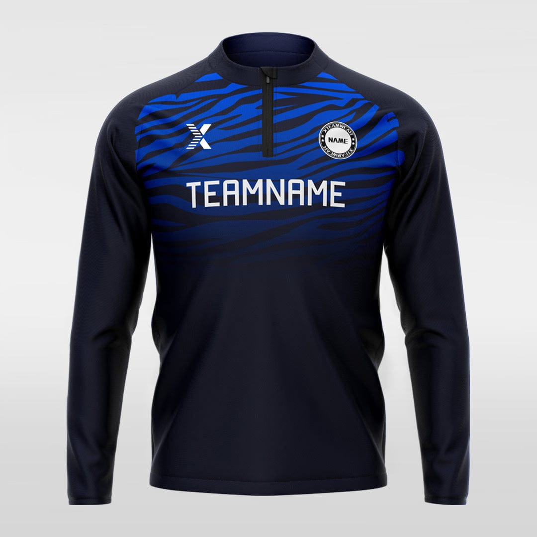 XTeamwear Jackets Zebra - Customized Men's Sublimated 1/4 Zip Jacket