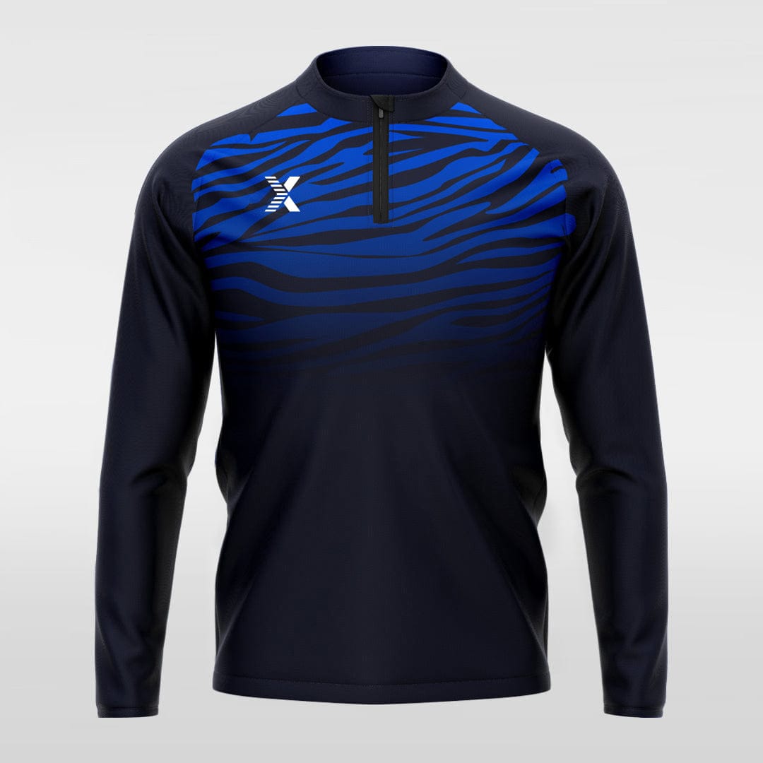 XTeamwear Jackets Zebra - Customized Men's Sublimated 1/4 Zip Jacket