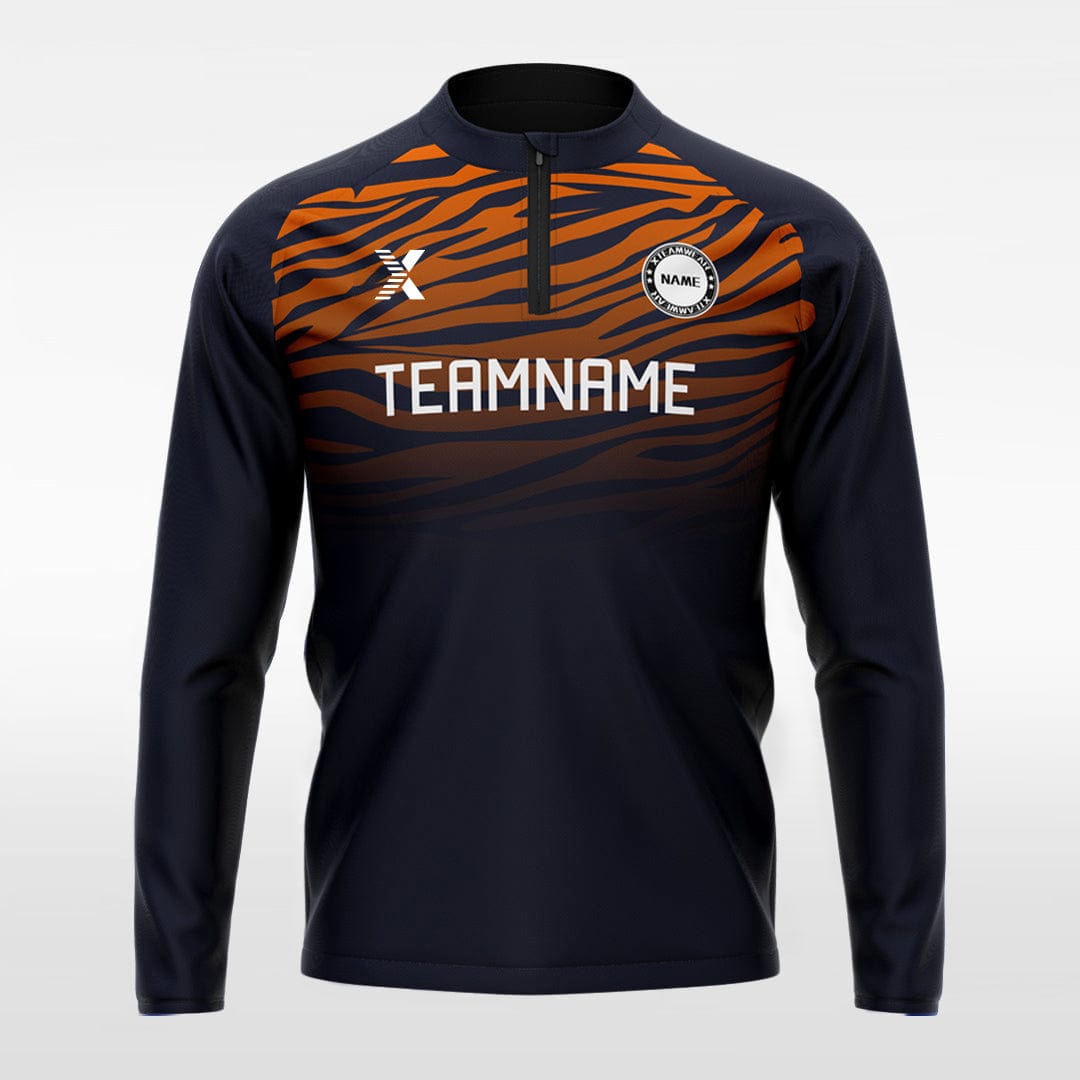 XTeamwear Jackets Zebra - Customized Men's Sublimated 1/4 Zip Jacket