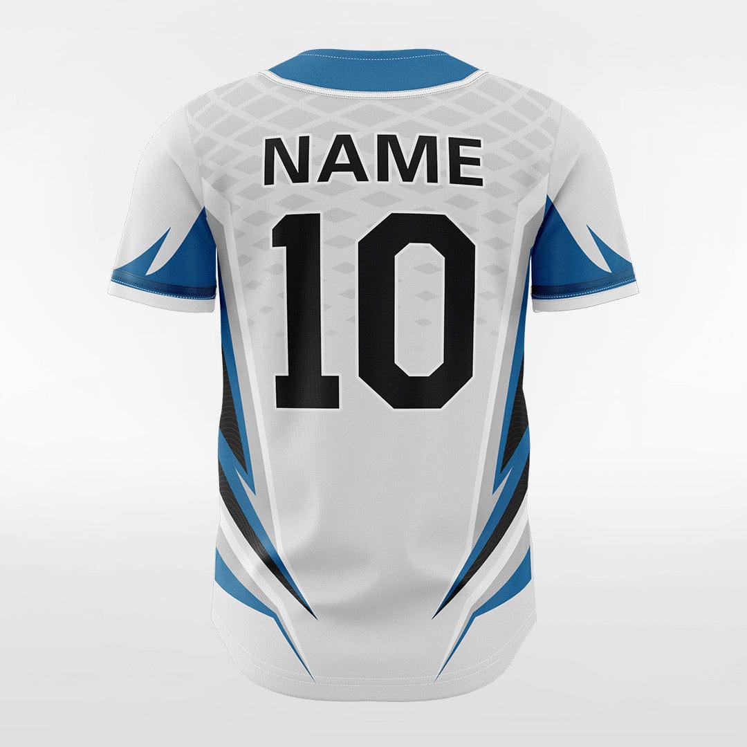 XTeamwear Jaws - Customized Men's Sublimated Button Down Baseball Jersey