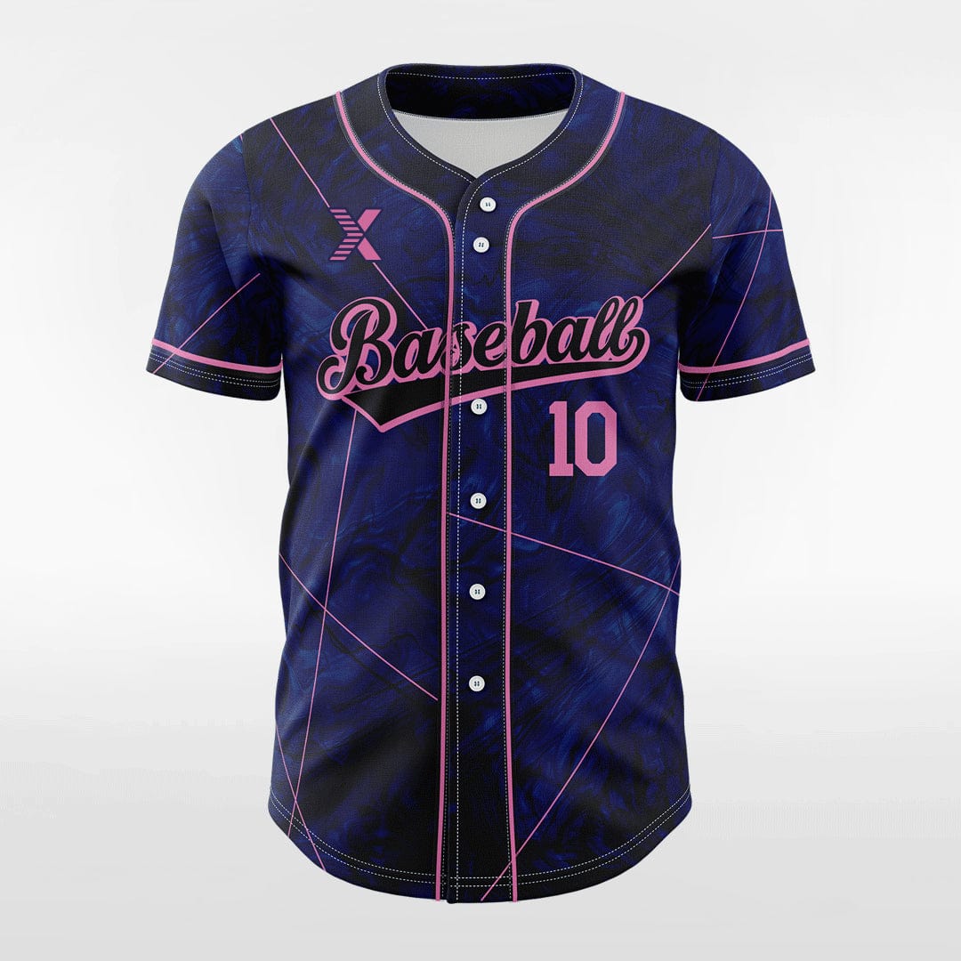XTeamwear Laser - Customized Men's Sublimated Button Down Baseball Jersey