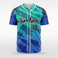 XTeamwear Lifeguard - Customized Men's Sublimated Button Down Baseball Jersey