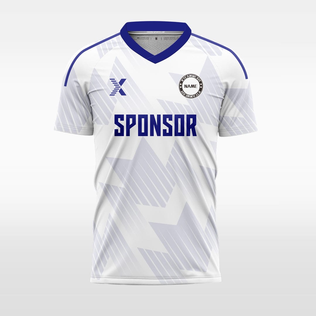 XTeamwear Light-colored geometric gradient - Custom Design Soccer Jersey for Men Sublimation