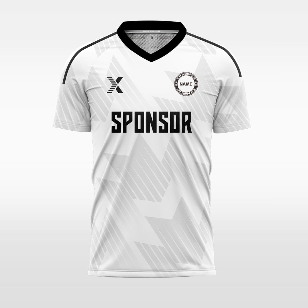 XTeamwear Light-colored geometric gradient - Custom Design Soccer Jersey for Men Sublimation