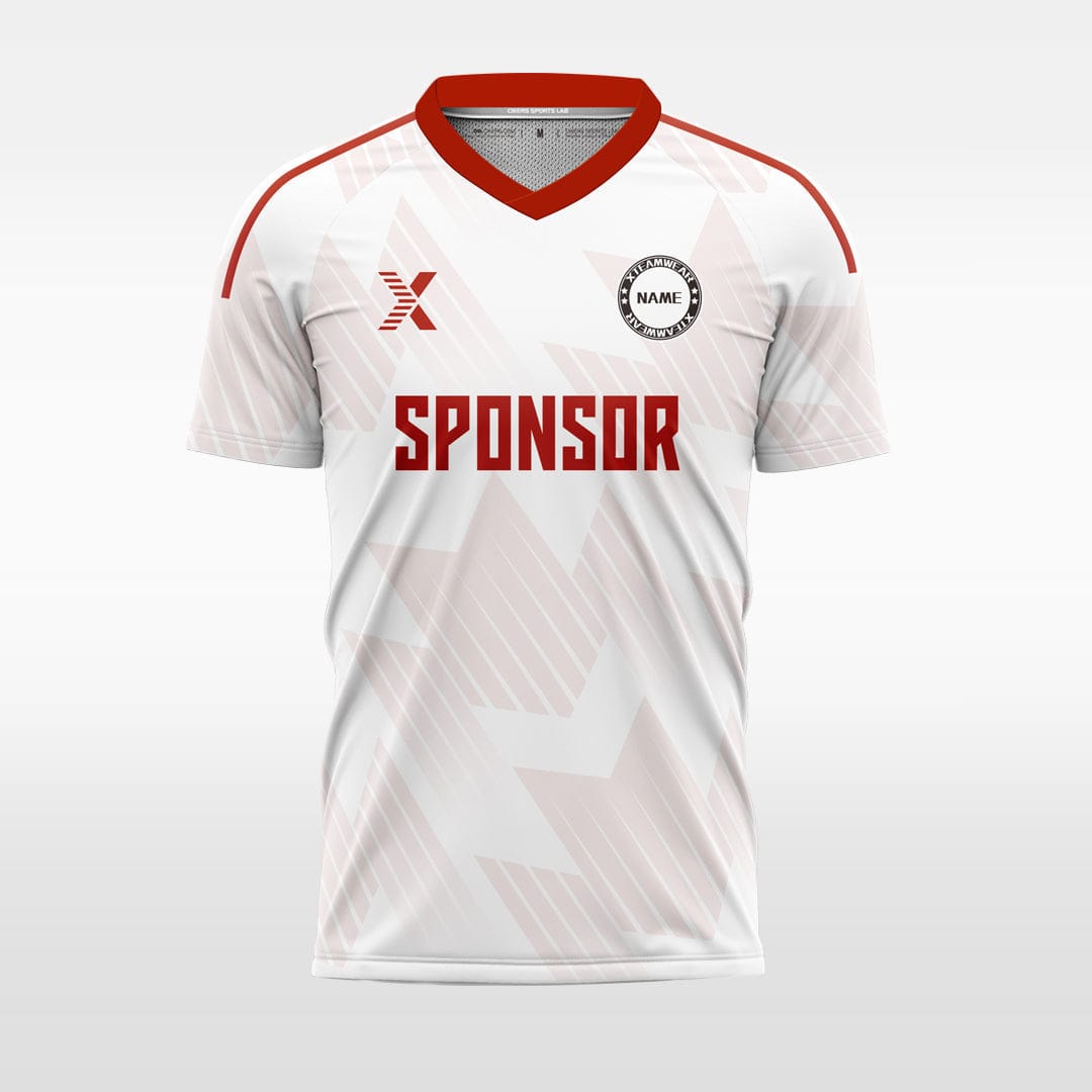 XTeamwear Light-colored geometric gradient - Custom Design Soccer Jersey for Men Sublimation