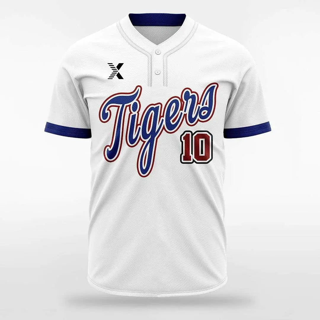 XTeamwear Magician - Customized Men's Sublimated 2-Button Baseball Jersey