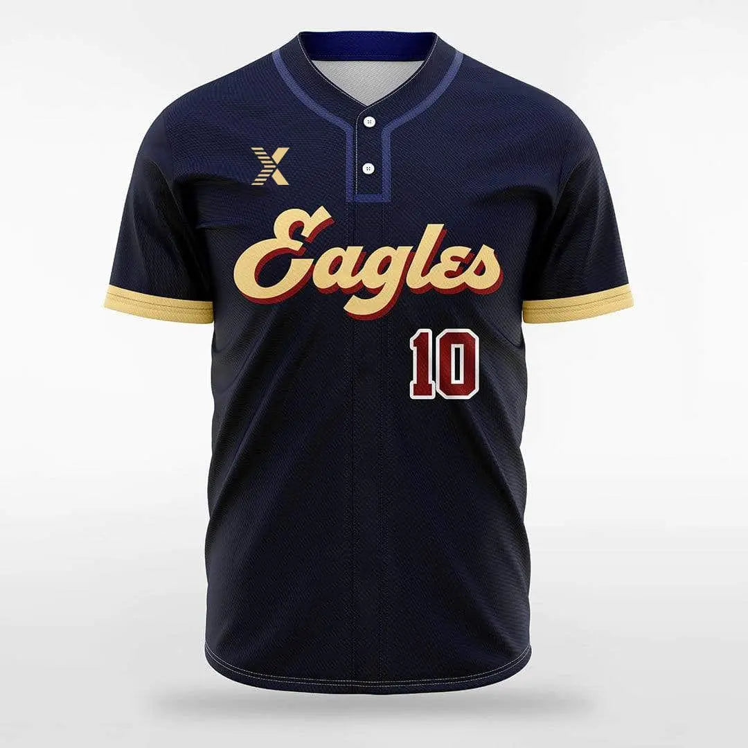 XTeamwear Magician - Customized Men's Sublimated 2-Button Baseball Jersey