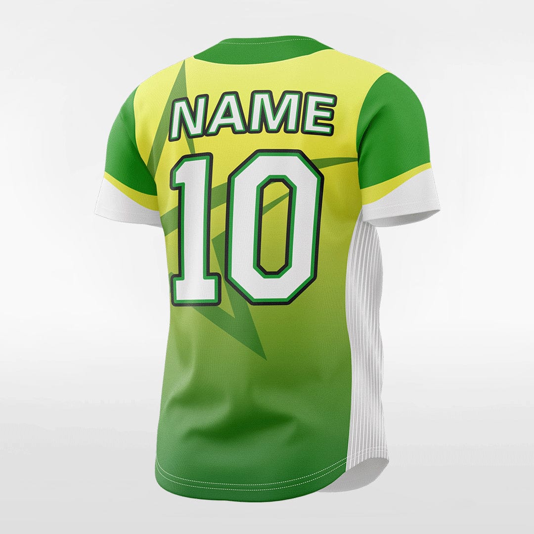 XTeamwear Melon - Customized Men's Sublimated Button Down Baseball Jersey