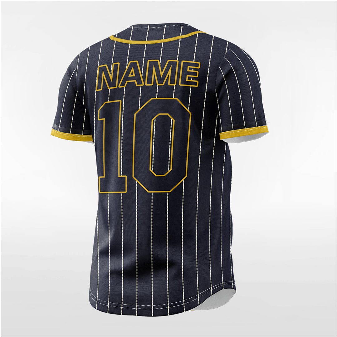 XTeamwear Midnight Rider - Customized Men's Sublimated Button Down Baseball Jersey