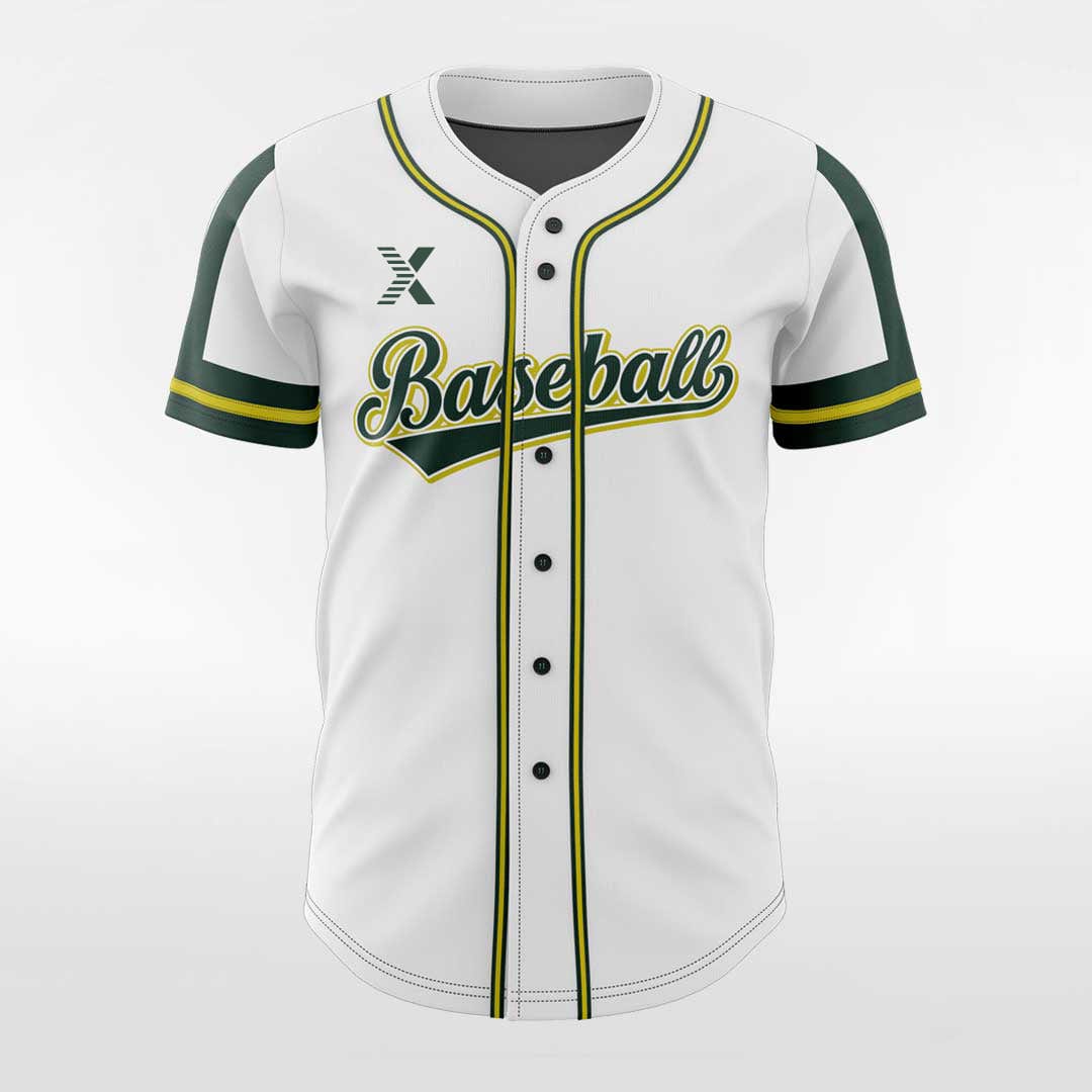 XTeamwear Moss - Customized Men's Sublimated Button Down Baseball Jersey