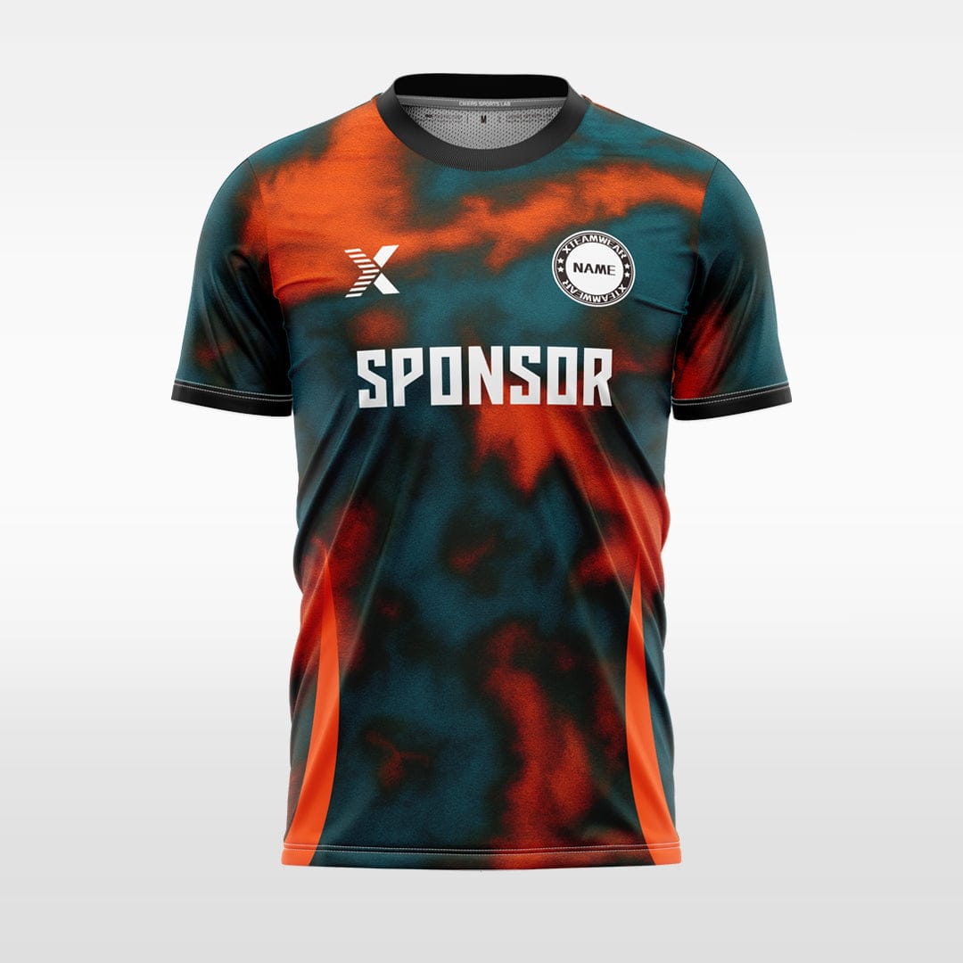 XTeamwear orange / S Abstract color palette - Custom Design Soccer Jersey for Men Sublimation